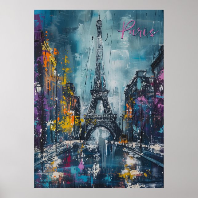 Póster Noche de la Moda de París (Frente)