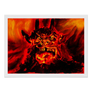 Póster Noche de la pintura Demonio