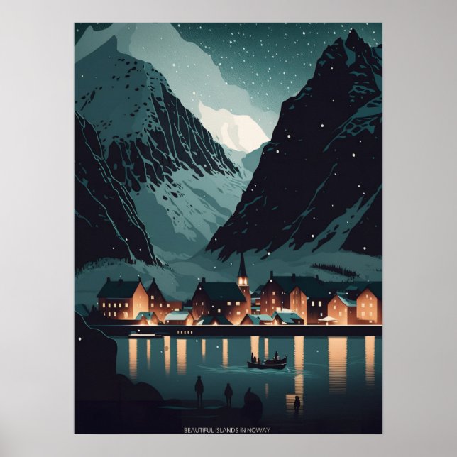 Póster Noche de Lofoten (Frente)