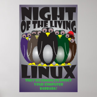 Póster Noche de los pingüinos vivos