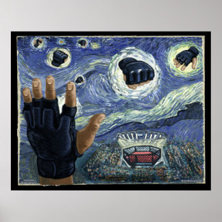 Póster Noche de lucha Starry MMA