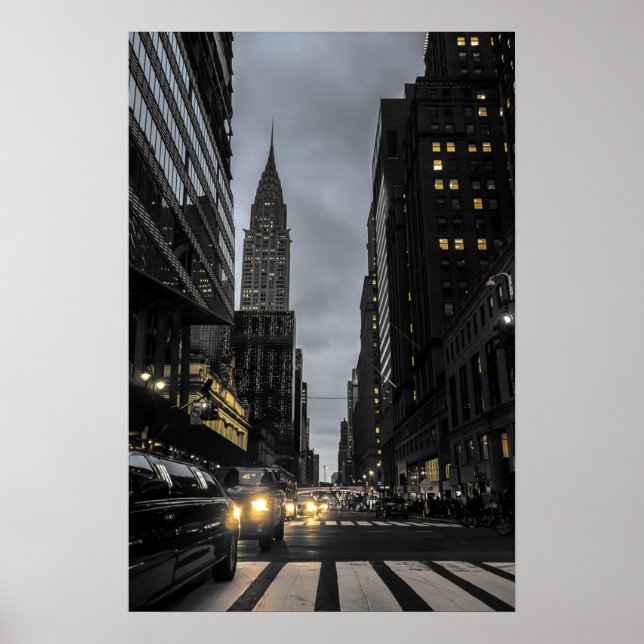 Póster Noche de Manhattan (Frente)