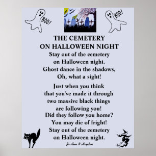 PÓSTER NOCHE DE MEDIO PUNTO EN EL CEMENTERIO