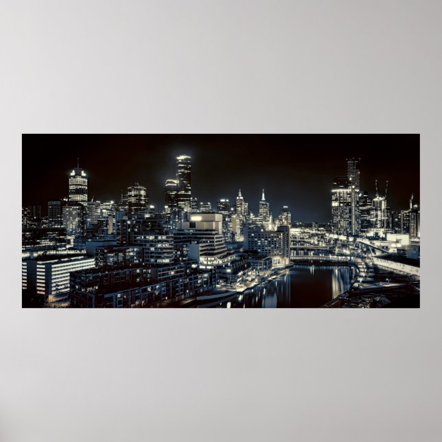 PÓSTER NOCHE DE MELBOURNE (Frente)