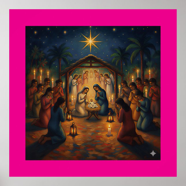 Póster Noche de Navidad - Homenaje a Gauguin (Frente)