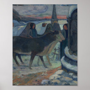 Póster Noche de Navidad (La bendición de los bueyes)