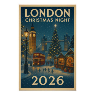 Póster Noche de navidades en Londres 2026