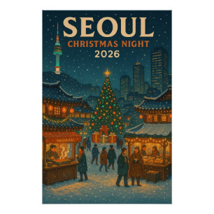 Póster Noche de navidades en Seúl 2026