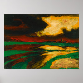 Póster Noche de otoño | Emil Nolde |