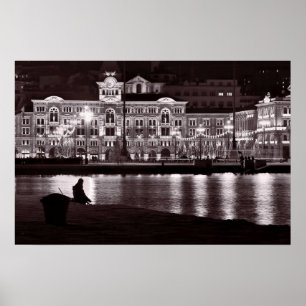 Póster Noche de relajación en ciudad