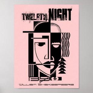Póster Noche de Reyes William Shakespeare del poster del