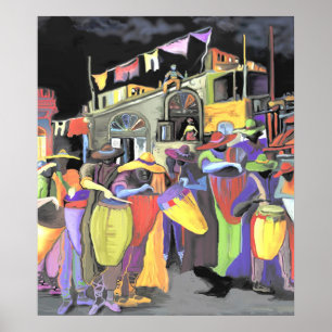 Póster *Noche de tambores Highlight * EL UNIQ DEL ALBRUNO