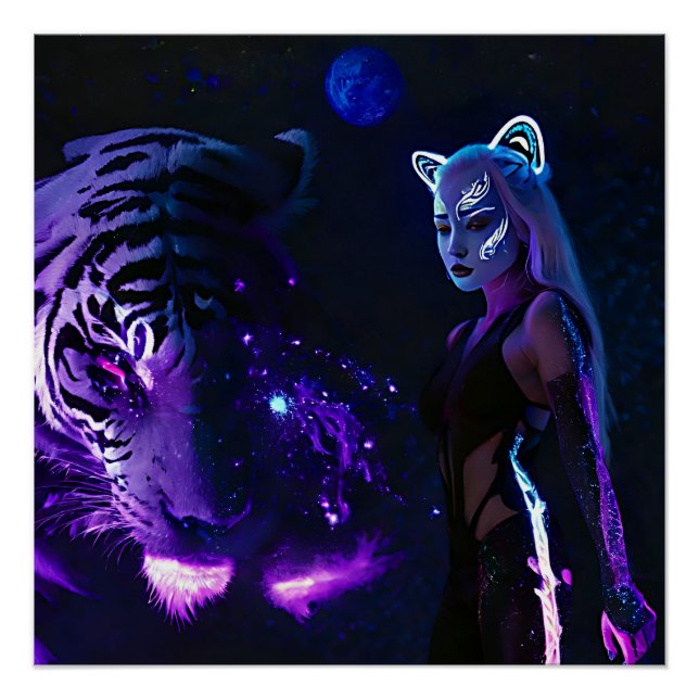 Póster Noche de Tigre  (Anverso)