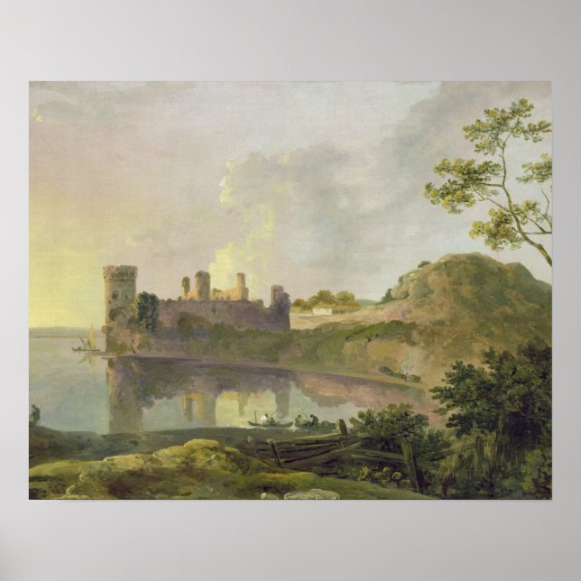Póster Noche de verano (Castillo de Caernarvon) c.1764-65 (Frente)