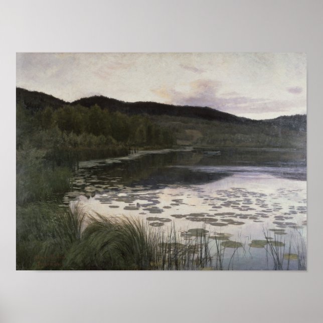 Póster Noche de verano de 1886 (Frente)