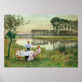 Póster Noche de verano de Emile Claus