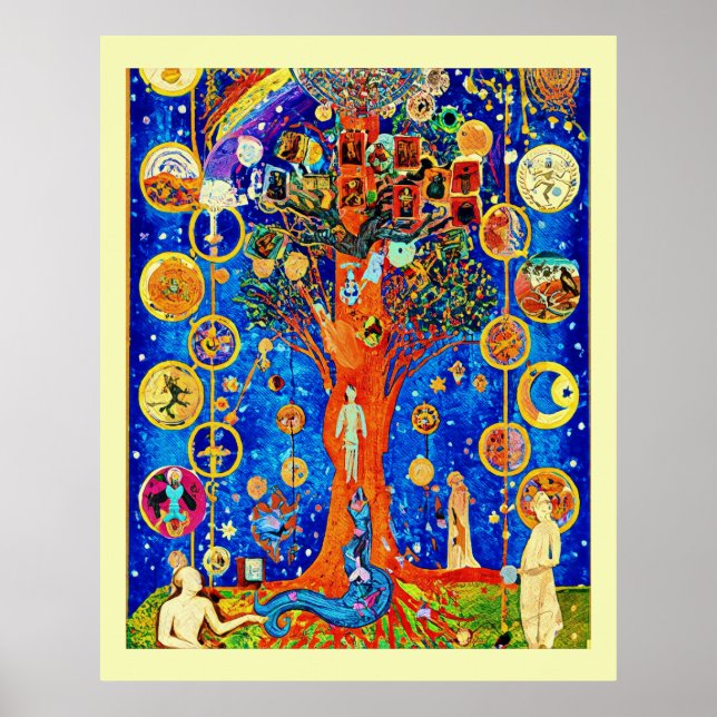 Póster Noche del árbol mundial (Frente)