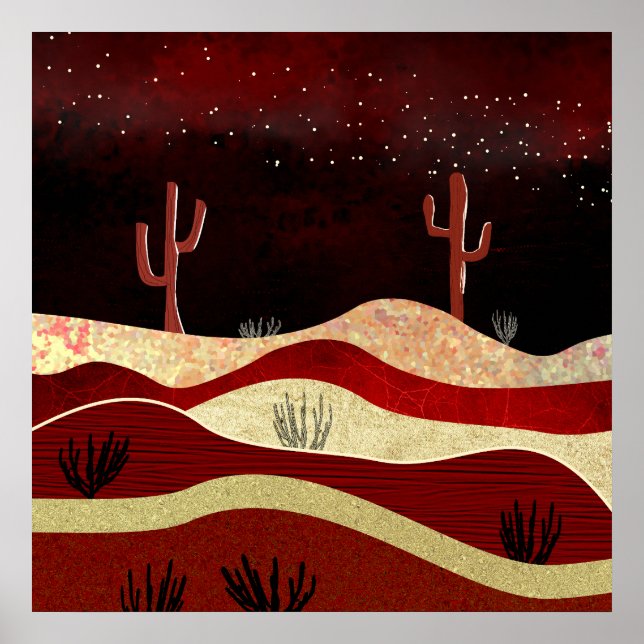 Póster Noche del Desierto (Frente)