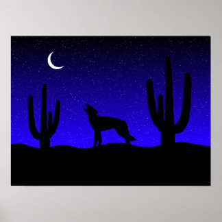 Póster Noche del desierto
