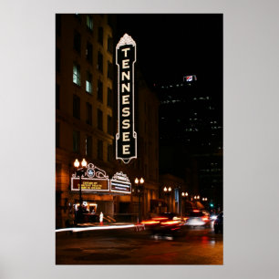 Póster Noche del Teatro Tennessee
