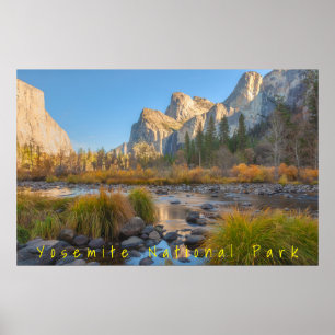 Póster Noche en el valle de Yosemite