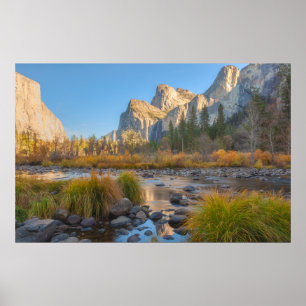 Póster Noche en el valle de Yosemite