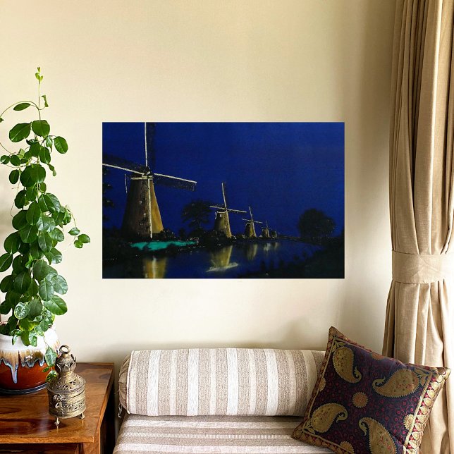 Póster Noche en Kinderdijk (Subido por el creador)