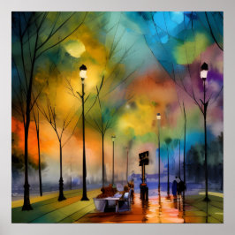 Póster Noche en Marsella Poster