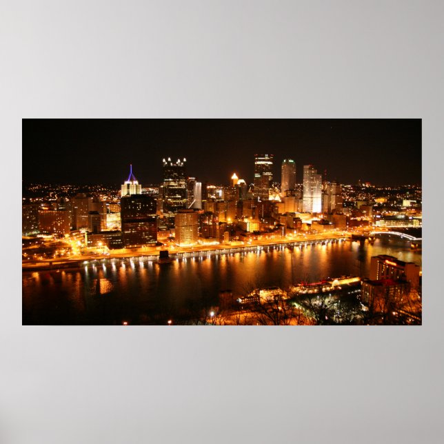 Póster Noche en Pittsburgh (Frente)