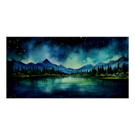 Póster Noche estrellada