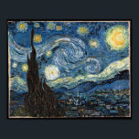 Póster Noche estrellada de Vincent Van Gogh<br><div class="desc">Noche estrellada de Vincent Van Gogh.</div>