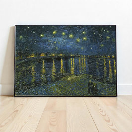 Póster Noche estrellada en el Ródano, Vincent van Gogh
