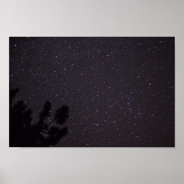 Póster Noche estrellada en Michigan (Frente)