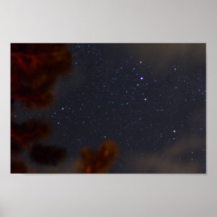 Póster Noche estrellada en Michigan