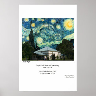 Póster Noche estrellada estrellada de TBT