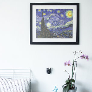 Póster Noche estrellada por Vincent van Gogh