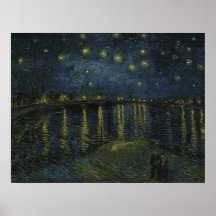 Noche estrellada sobre el Ródano por Van Gogh