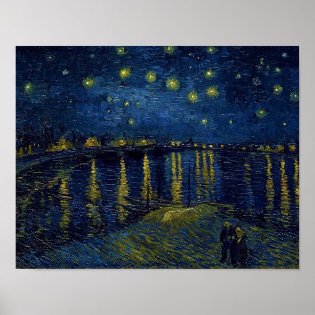Póster Noche estrellada, Vincent van Gogh (Frente)