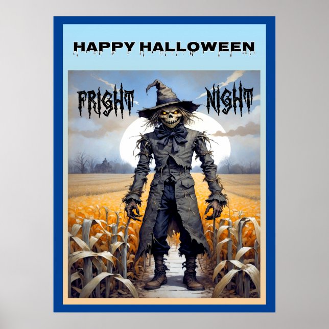 Póster Noche fea (Frente)