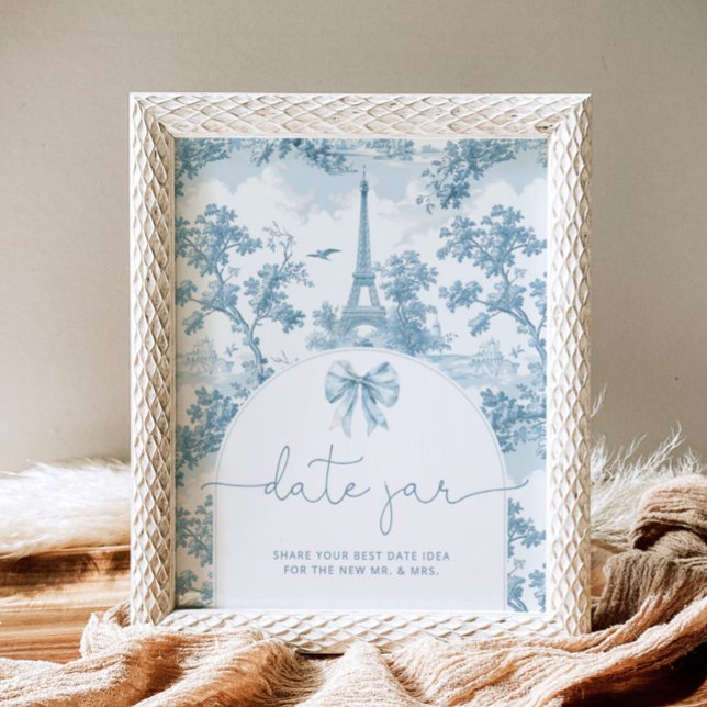 Póster Noche francesa Toile de jouy cita ideas novia (Subido por el creador)