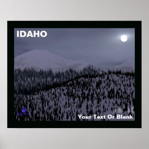 Póster Noche fría en Idaho