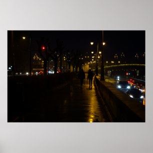 Póster Noche lluviosa de Budapest