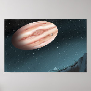 Póster Noche misteriosa cuando son visibles estrellas gig