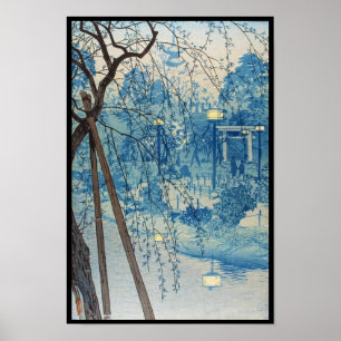 Póster Noche Misteriosa En Shinobazu Pond, Tokio Kasamats