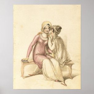 Póster Noche, paseo o trajes de playa, moda