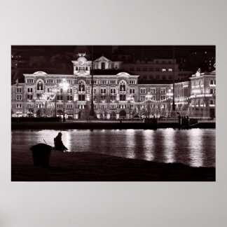 Póster Noche relajante en la ciudad
