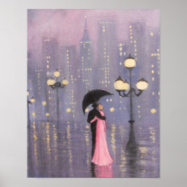 Póster Noche romántica, Poster