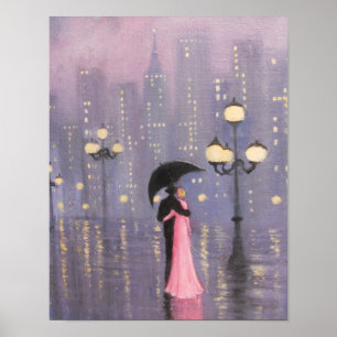 Póster Noche romántica, Poster