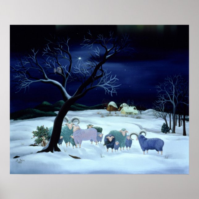 Póster Noche Santa de la Noche Silenciosa de 1995 (Frente)