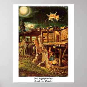 Póster Noche santa (natividad) por Albrecht Altdorfer